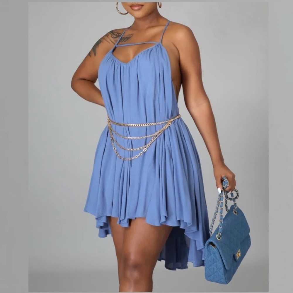 "Go With The Flow" High Low Dress